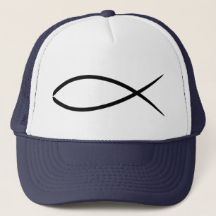 Gorra cristiano de los pescados