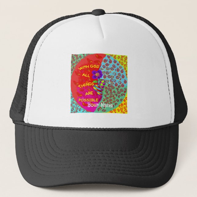 Gorra cristiano del poder de Dios (Anverso)