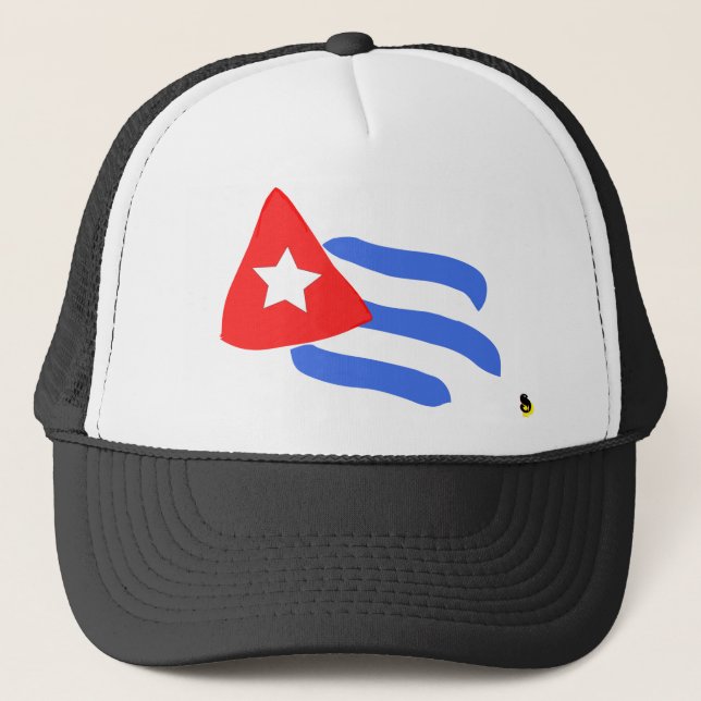 Gorra cubano de la bandera (Anverso)