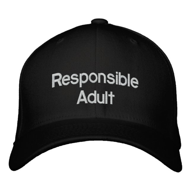 Gorra de Adultos Responsable (Anverso)
