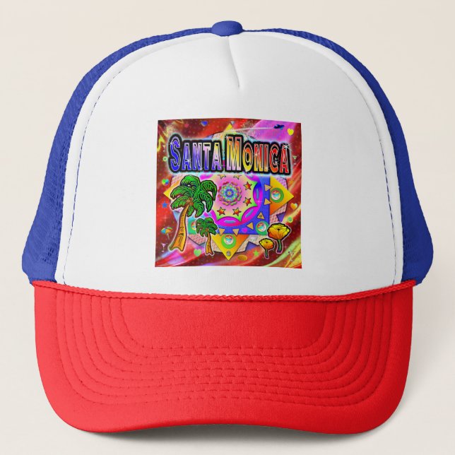 Gorra de amigos tropicales de Santa Mónica (Anverso)