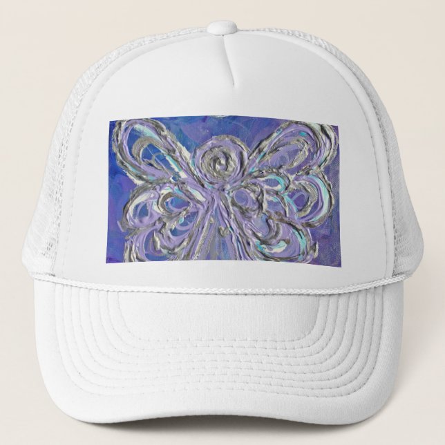 Gorra de ángel morado o gorro (Anverso)