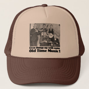 Gorra de antaño del camionero de la música