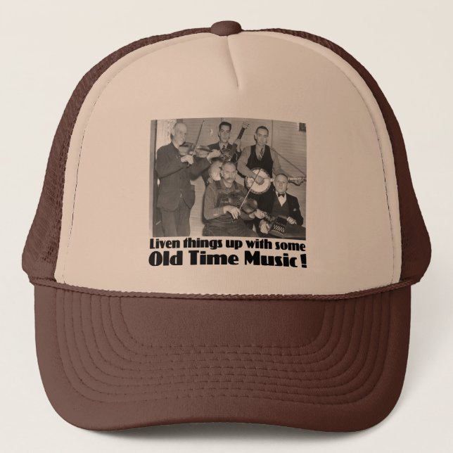 Gorra de antaño del camionero de la música (Anverso)