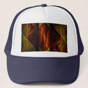 Gorra de arte abstracto de la jungla de Mystique
