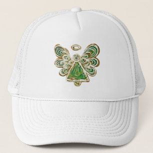 Gorra de arte de ángel de la tutela verde Personal