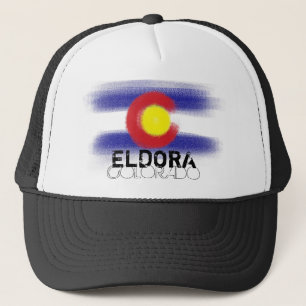 Gorra de arte de la bandera del estado de Eldora C
