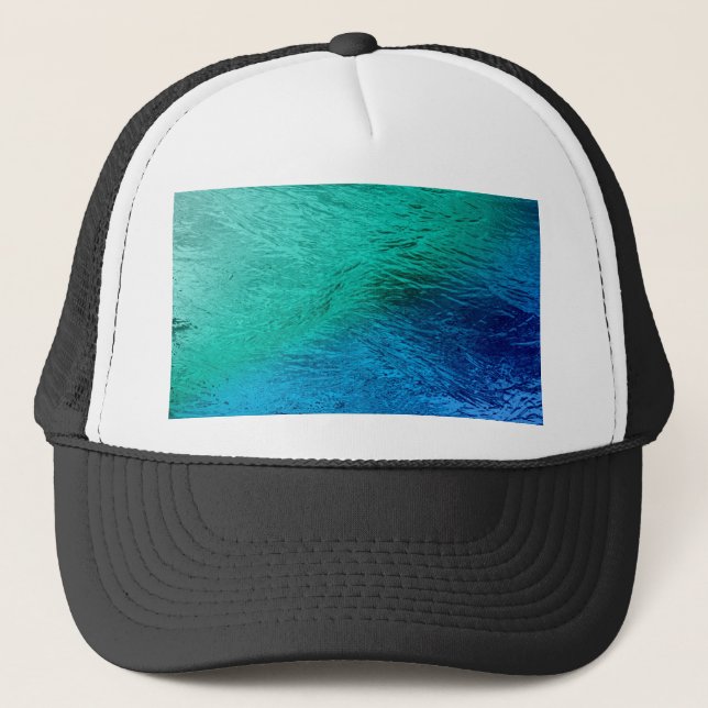 Gorra de arte digital de Ocean Sea Water (Anverso)