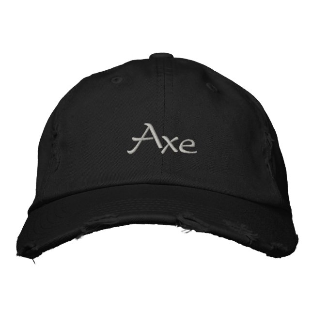 Gorra de Ax Personalizado Embroidered (Anverso)