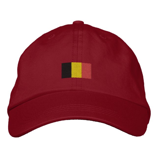 Gorra de bandera belga - Gorra de bandera belga (Anverso)