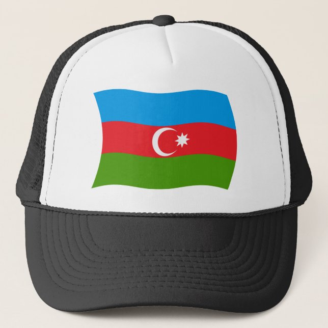Gorra de bandera de Azerbaiyán (Anverso)