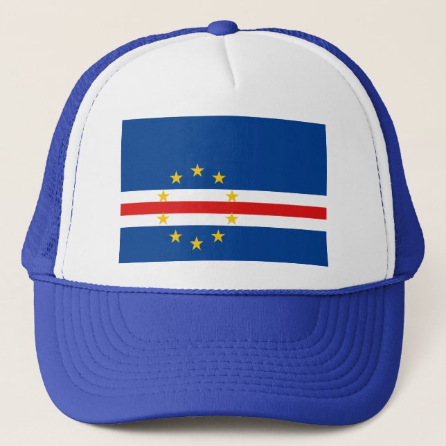 Gorra de bandera de Cabo Verde (Anverso)