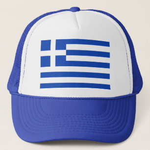 Gorra de bandera de Grecia