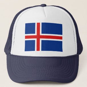 Gorra de bandera de Islandia
