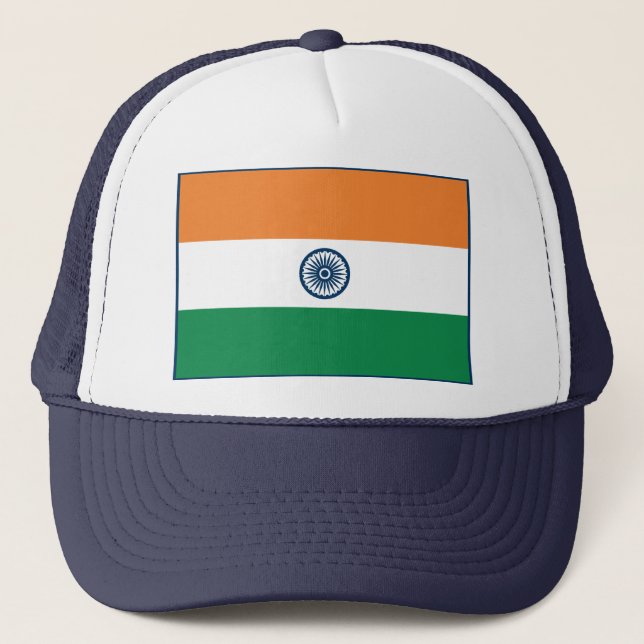 Gorra de bandera de la India (Anverso)