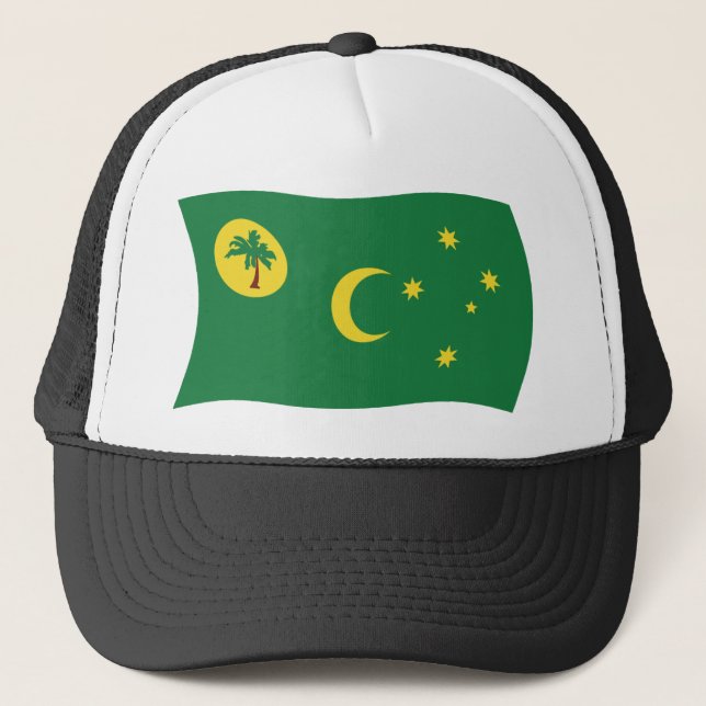 Gorra de Bandera de las Islas Cocos (Anverso)
