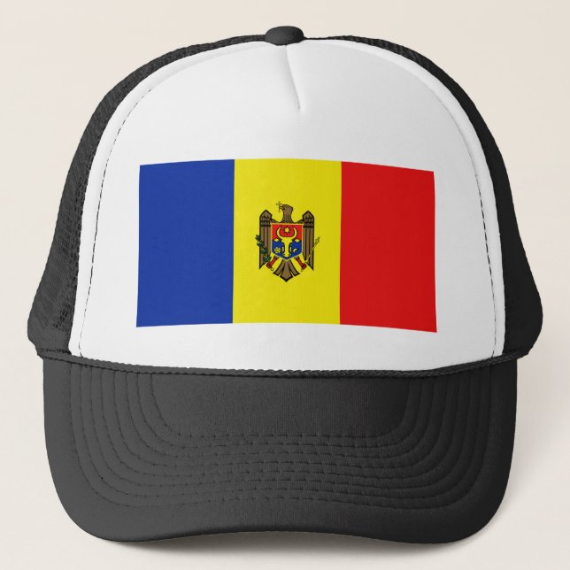 Gorra de bandera de Moldavia (Anverso)