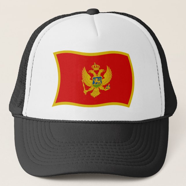 Gorra de bandera de Montenegro (Anverso)
