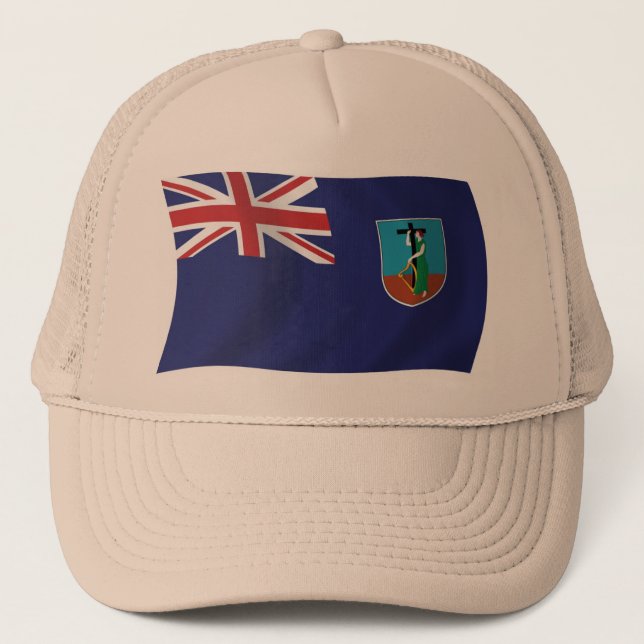 Gorra de Bandera de Montserrat (Anverso)