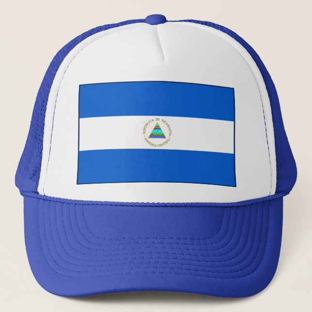 Gorra de Bandera de Nicaragua (Anverso)