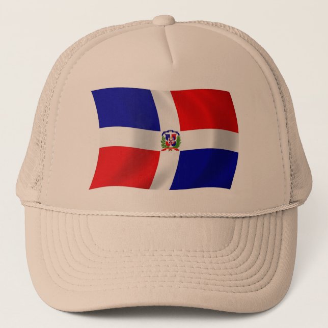Gorra de Bandera de República Dominicana (Anverso)
