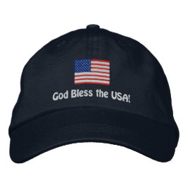 Gorra de bandera estadounidense personalizado