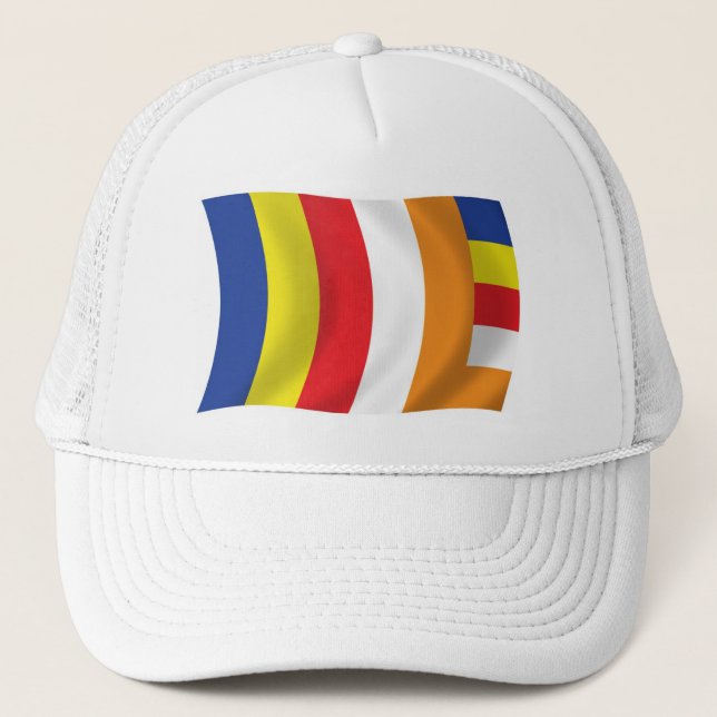 Gorra de bandera religiosa budista (Anverso)