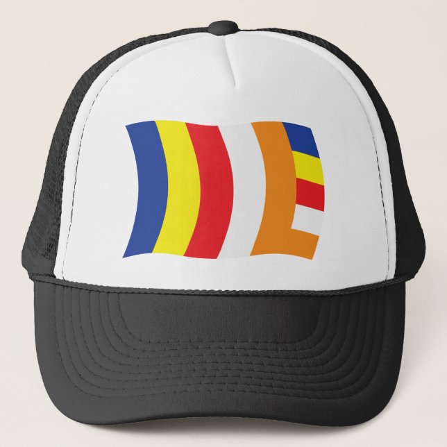 Gorra de bandera religiosa budista (Anverso)