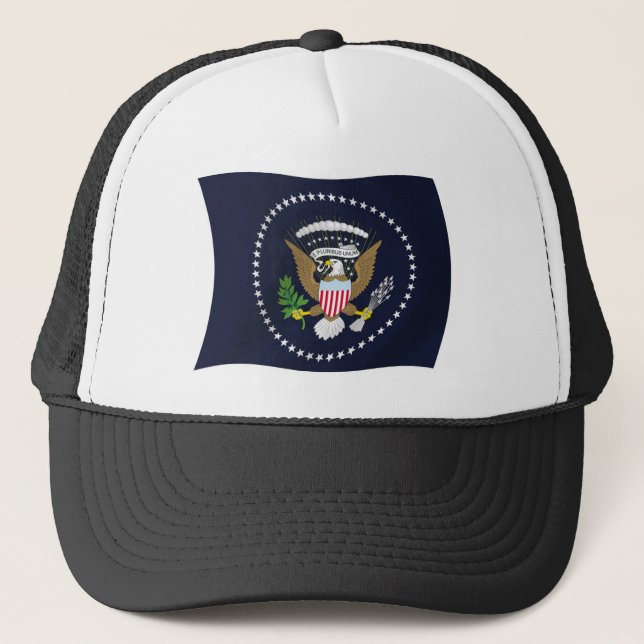 Gorra de bandera sellada presidencial de EEUU (Anverso)
