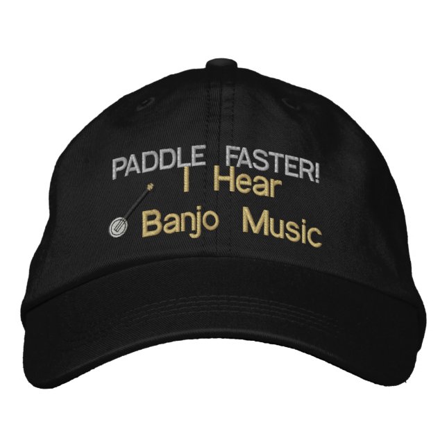 Gorra de Banjo Music Embroidered (Anverso)