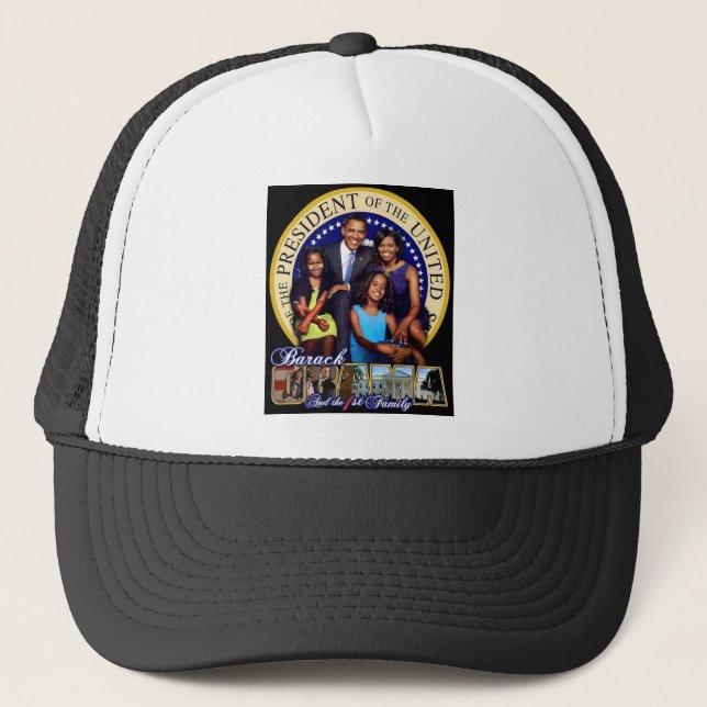 Gorra de Barack Obama y de la familia (Anverso)