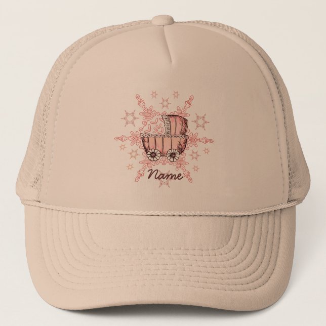 Gorra de bebé rosado (Anverso)