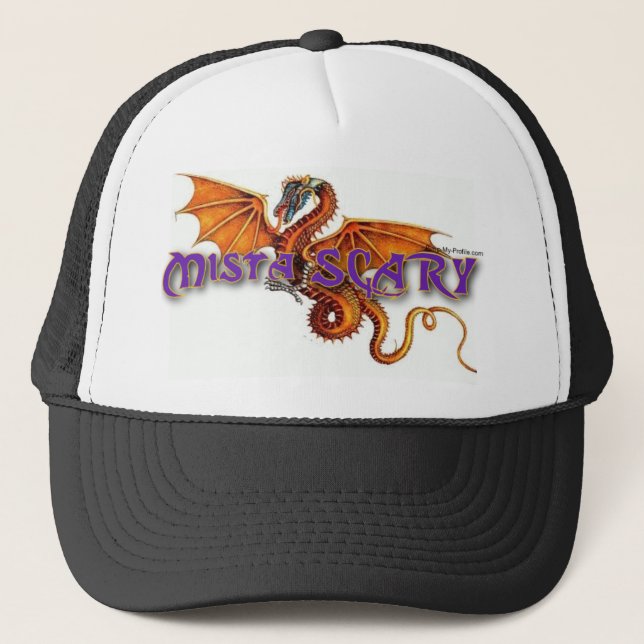 Gorra de béisbol anaranjado ASUSTADIZO del (Anverso)