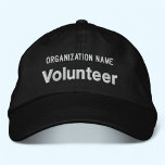 Gorra de Béisbol Barroidado Negro<br><div class="desc">Personalice fácilmente este gorra voluntario negro de Alternative Apparel con su propio texto personalizado. También puede personalizar con su logotipo u otra imagen. Este estilo de tope chino es 100% algodón. El estilo "Flexfit Wool Cap" tiene opciones para añadir el bordado en los lados y en la parte posterior. Estilo...</div>