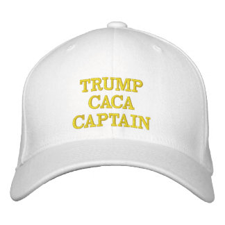 Gorra de béisbol blanco capitana de Trump
