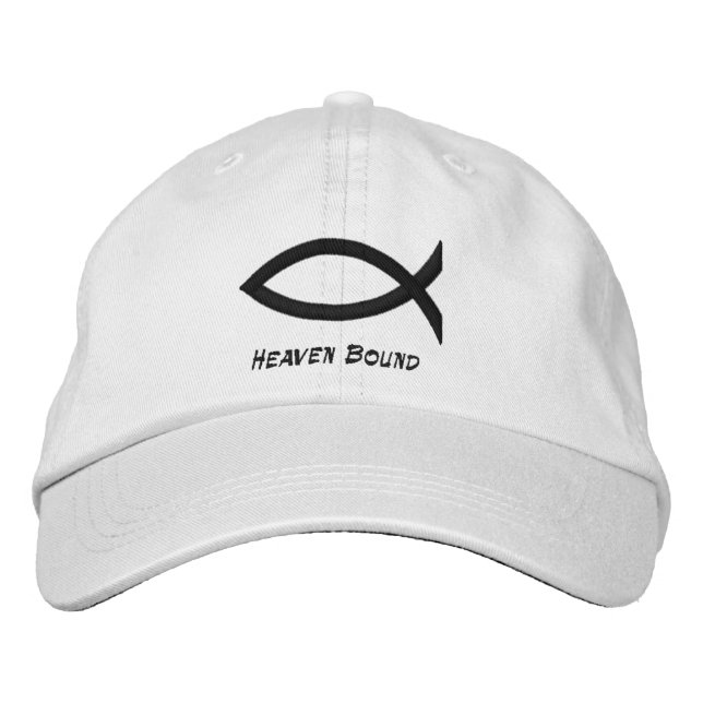 Gorra de Béisbol Blindado de Pescado Cristiano (Anverso)