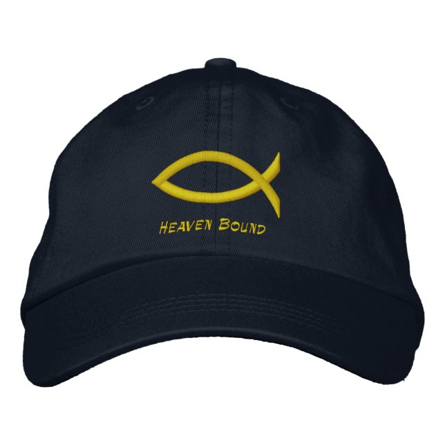 Gorra de Béisbol Blindado de Pescado Cristiano (Anverso)