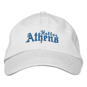 Gorra de béisbol bordada Athens Hellas