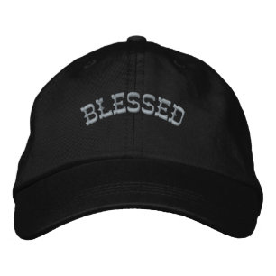 Gorra de béisbol bordada bendita