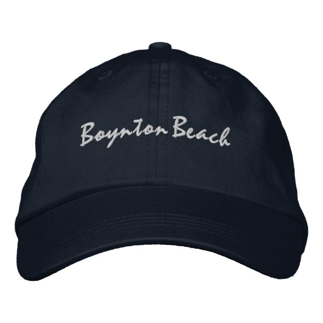 Gorra de béisbol bordada Boynton Beach Florida (Anverso)
