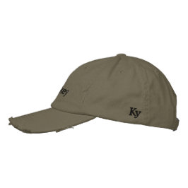 Gorra de béisbol bordada con bourbon de Kentucky