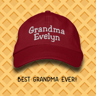 Gorra de béisbol bordada con nombre personalizado 