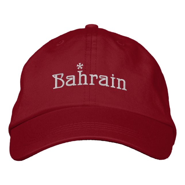 Gorra de béisbol bordada de Bahrein (Anverso)
