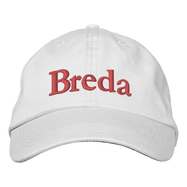Gorra de béisbol bordada de Breda (Anverso)