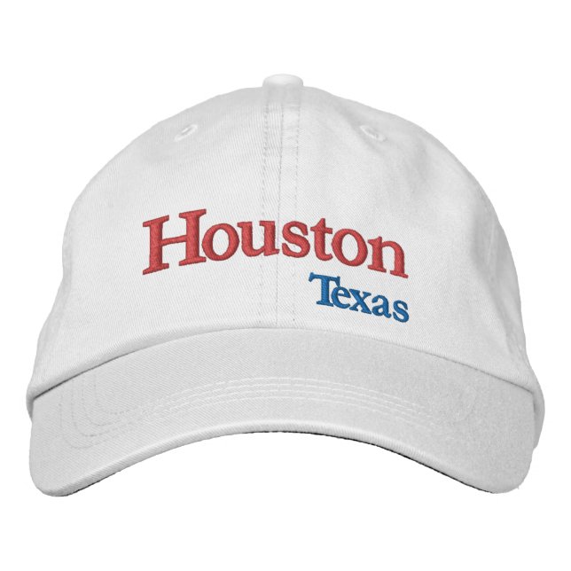 Gorra de béisbol bordada de Houston Texas (Anverso)