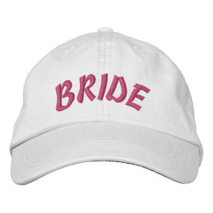 Gorra de béisbol bordada de novia - Texto personal