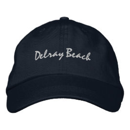 Gorra de béisbol bordada Delray Beach Florida