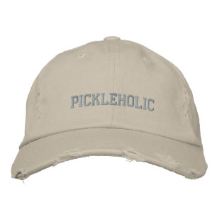 Gorra de béisbol bordada divertida Pickleholic Pic
