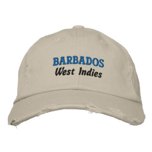 Gorra de béisbol bordada en Barbados