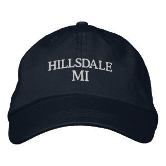 Gorra de béisbol bordada Hillsdale Michigan